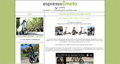 Desktop Screenshot of espressoemoto.at
